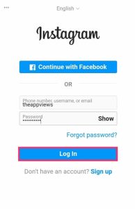 Instagram-Login-Page