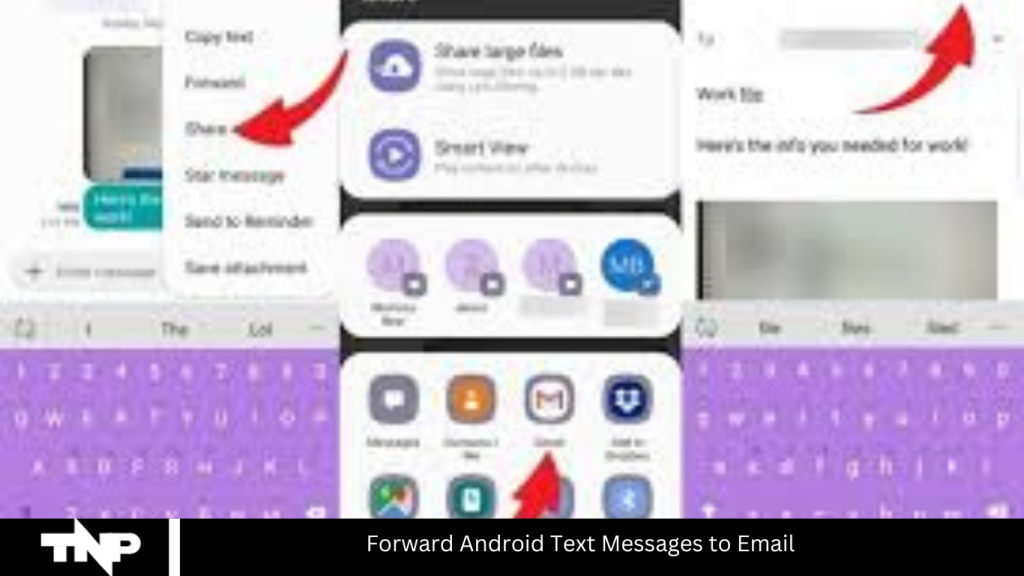 Forward Android Text Messages to Email